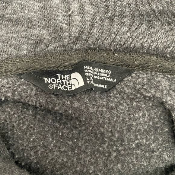 The North Face gray Hoodie men’s size Large - Picture 3 of 4